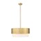 Z-Lite Counterpoint Pendant, 3-Light, 18 In.W x 9.25 In.H, Modern Gold/White 495P18-MGLD - alternate 7